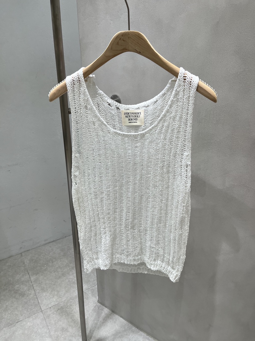 EVERCOMMERCE METICULOUSLY DESIGNED韓國直郵女裝新品休閑吊帶背心EVERCOMMERCE METICULOUSLY DESIGNED吊帶/背心圖色4