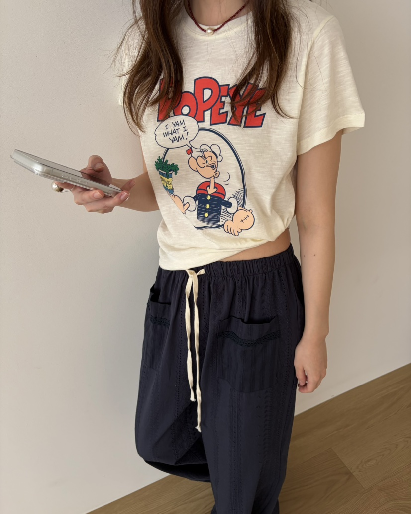 PEBBLE韓國直郵女裝新品人氣26夏季推薦時尚熱賣休閑T恤PEBBLET恤