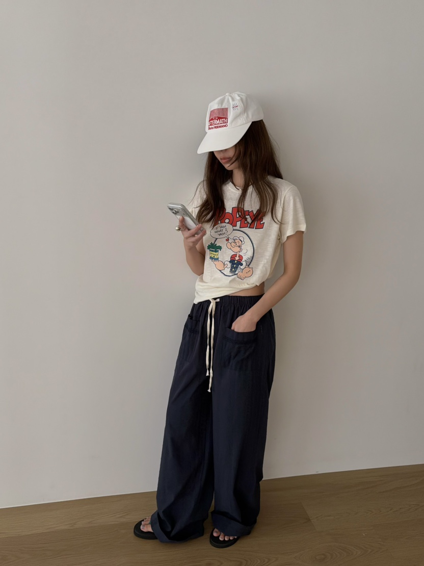 PEBBLE韓國直郵女裝新品人氣26夏季推薦時尚熱賣休閑T恤PEBBLET恤