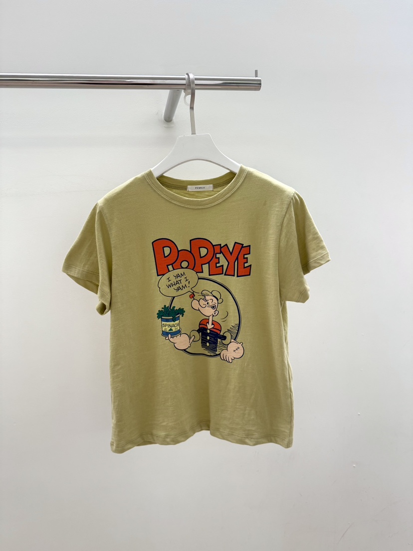 PEBBLE韓國直郵女裝新品人氣26夏季推薦時尚熱賣休閑T恤PEBBLET恤圖色2