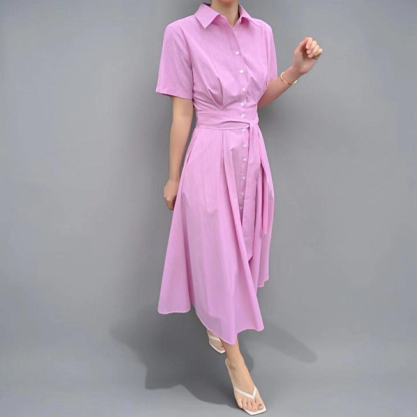 S.W SHOP-에스 더블유샵-T東大門實拍韓國女裝新款熱賣連衣裙S.W SHOP-2件起連衣裙