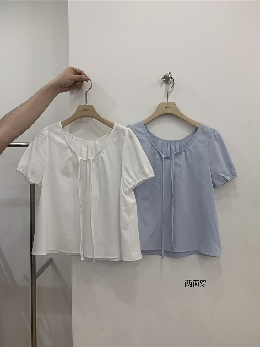JUEDE韓國東大門代購女士新款26夏季襯衫蕾絲衫JUEDE襯衫/蕾絲衫