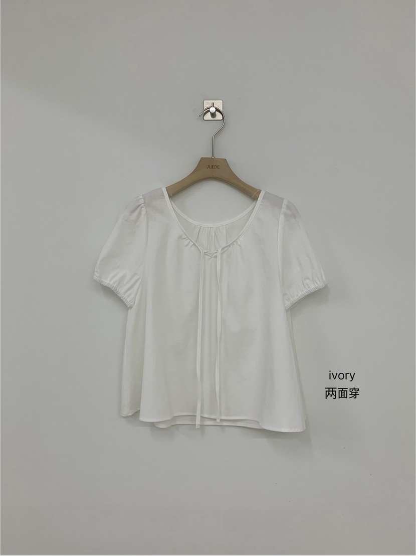 JUEDE韓國東大門代購女士新款26夏季襯衫蕾絲衫JUEDE襯衫/蕾絲衫圖色1