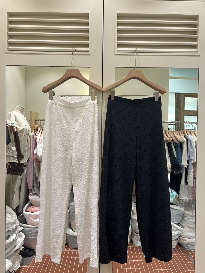 BE&amp;BE韓國東大門直郵女士新品熱賣休閑時尚休閑褲蕾絲BE&be休閑褲