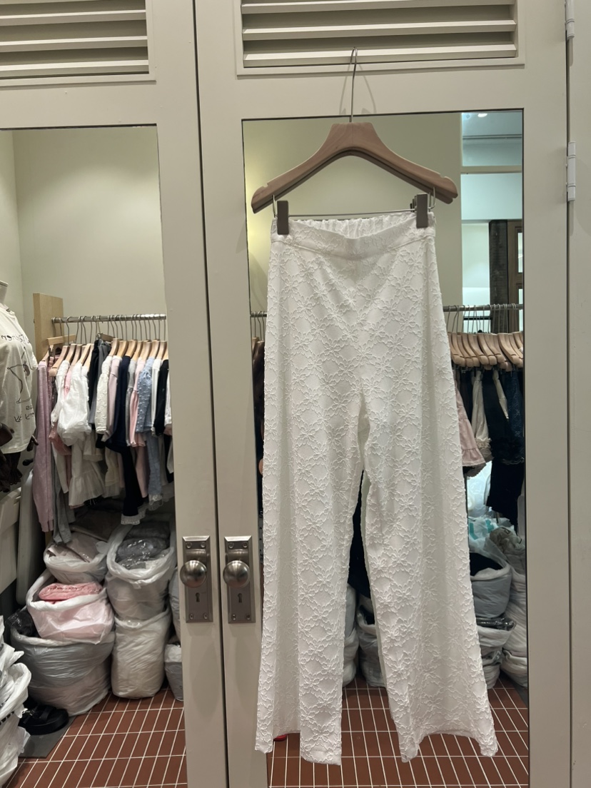 BE&amp;BE韓國東大門直郵女士新品熱賣休閑時尚休閑褲蕾絲BE&be休閑褲圖色2
