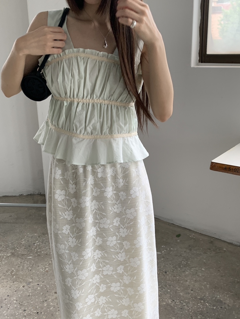 LOGARDEN韓國直郵女裝新品26夏季休閑時尚推薦熱賣吊帶背心LO GARDEN吊帶/背心