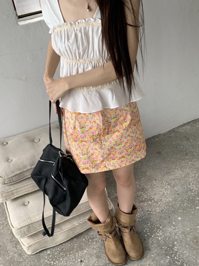LOGARDEN韓國直郵女裝新品26夏季休閑時尚推薦熱賣吊帶背心LO GARDEN吊帶/背心