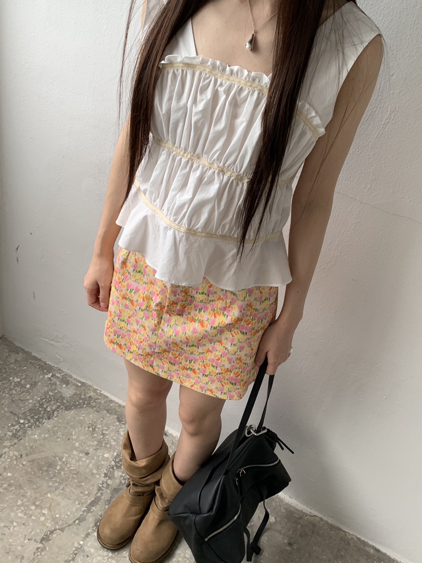 LOGARDEN韓國直郵女裝新品26夏季休閑時尚推薦熱賣吊帶背心LO GARDEN吊帶/背心圖色2
