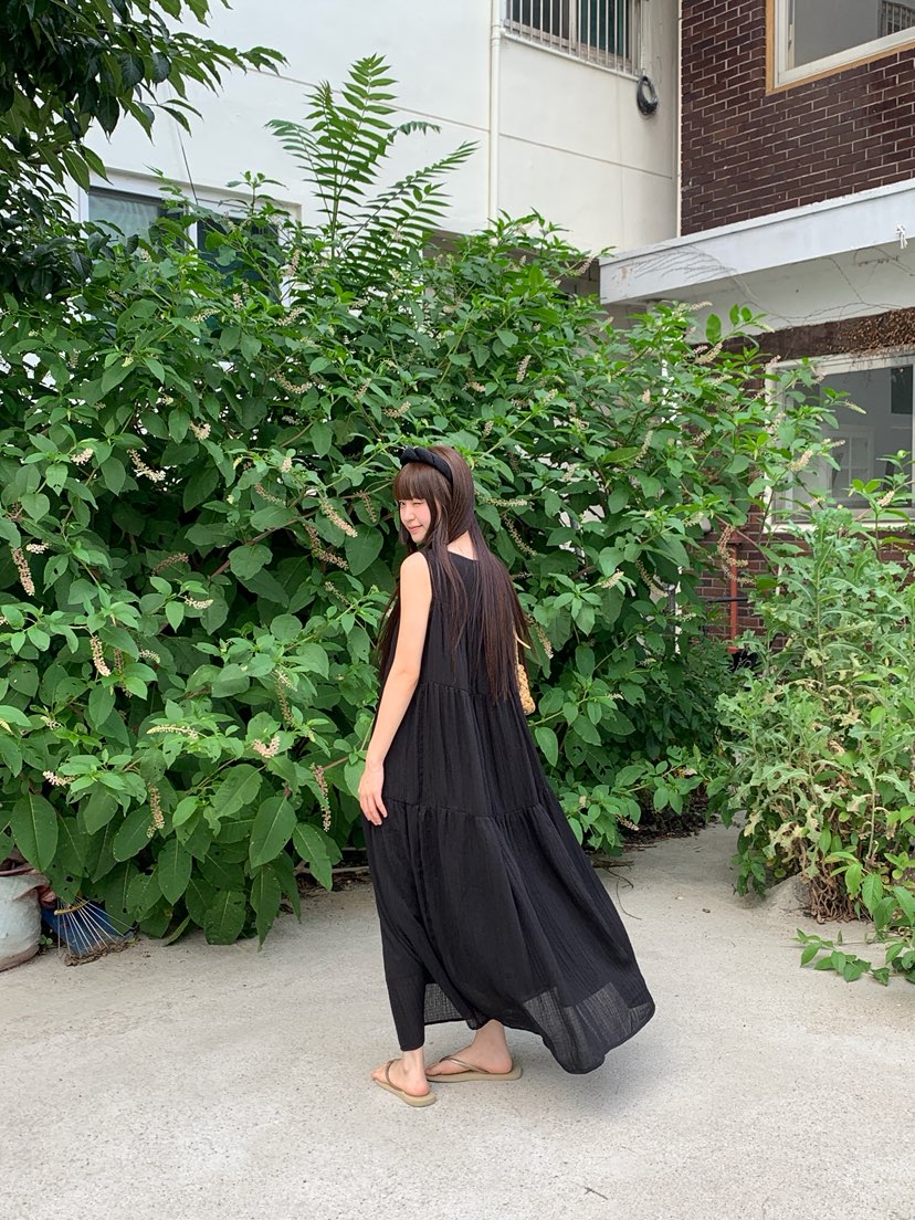 LOGARDEN韓國直郵實拍女士新款推薦休閑時尚人氣連衣裙OPSLO GARDEN連衣裙