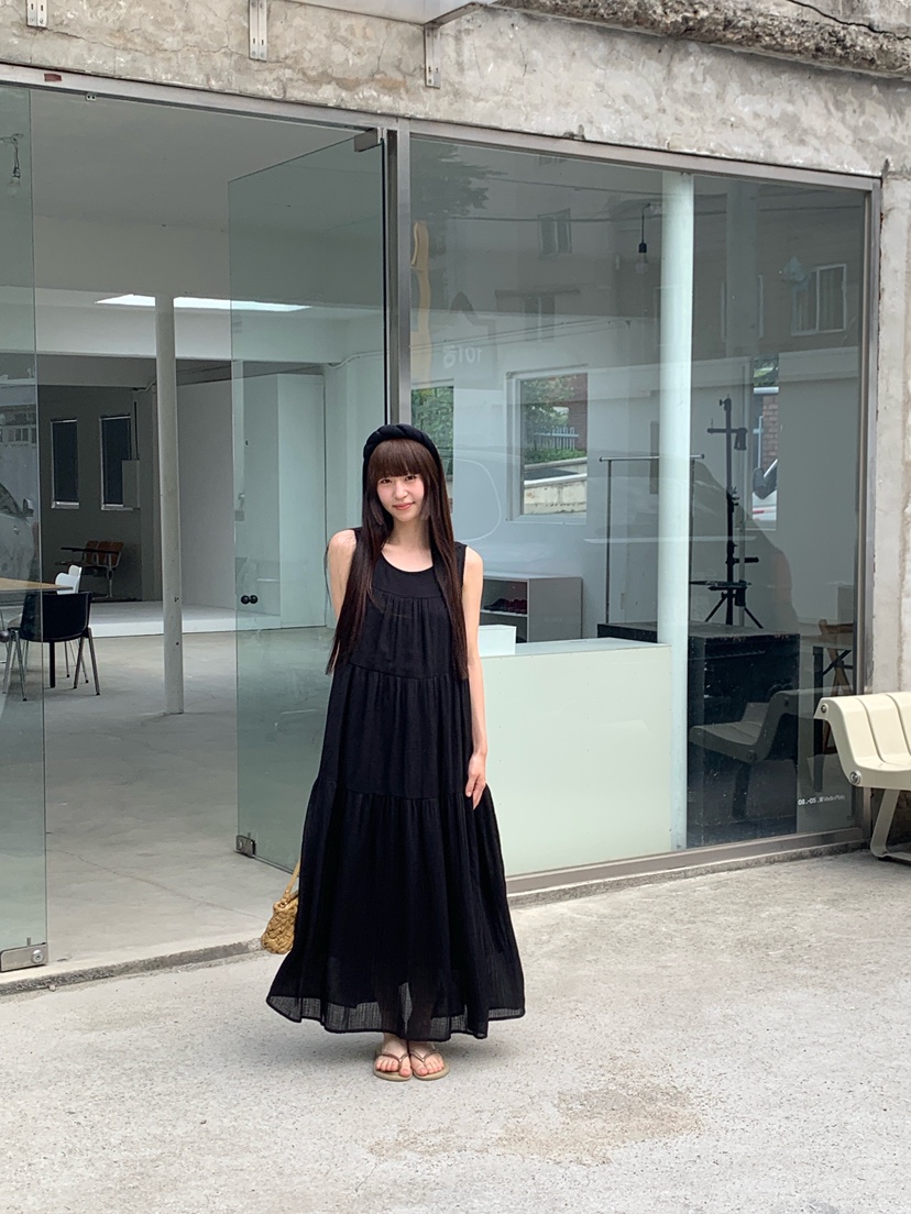 LOGARDEN韓國直郵實拍女士新款推薦休閑時尚人氣連衣裙OPSLO GARDEN連衣裙圖色2