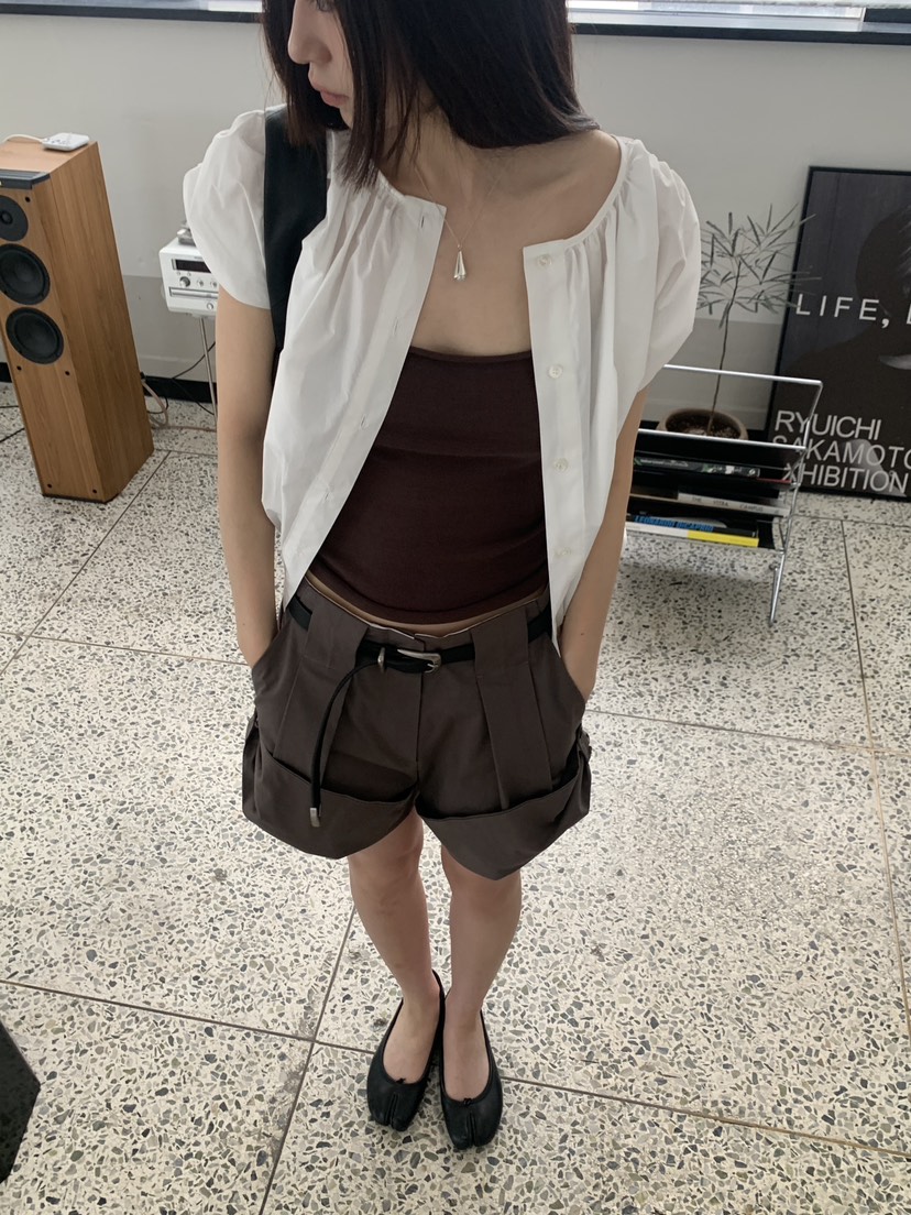 LOGARDEN東大門實拍韓國女士新款推薦時尚人氣休閑吊帶背心LO GARDEN吊帶/背心