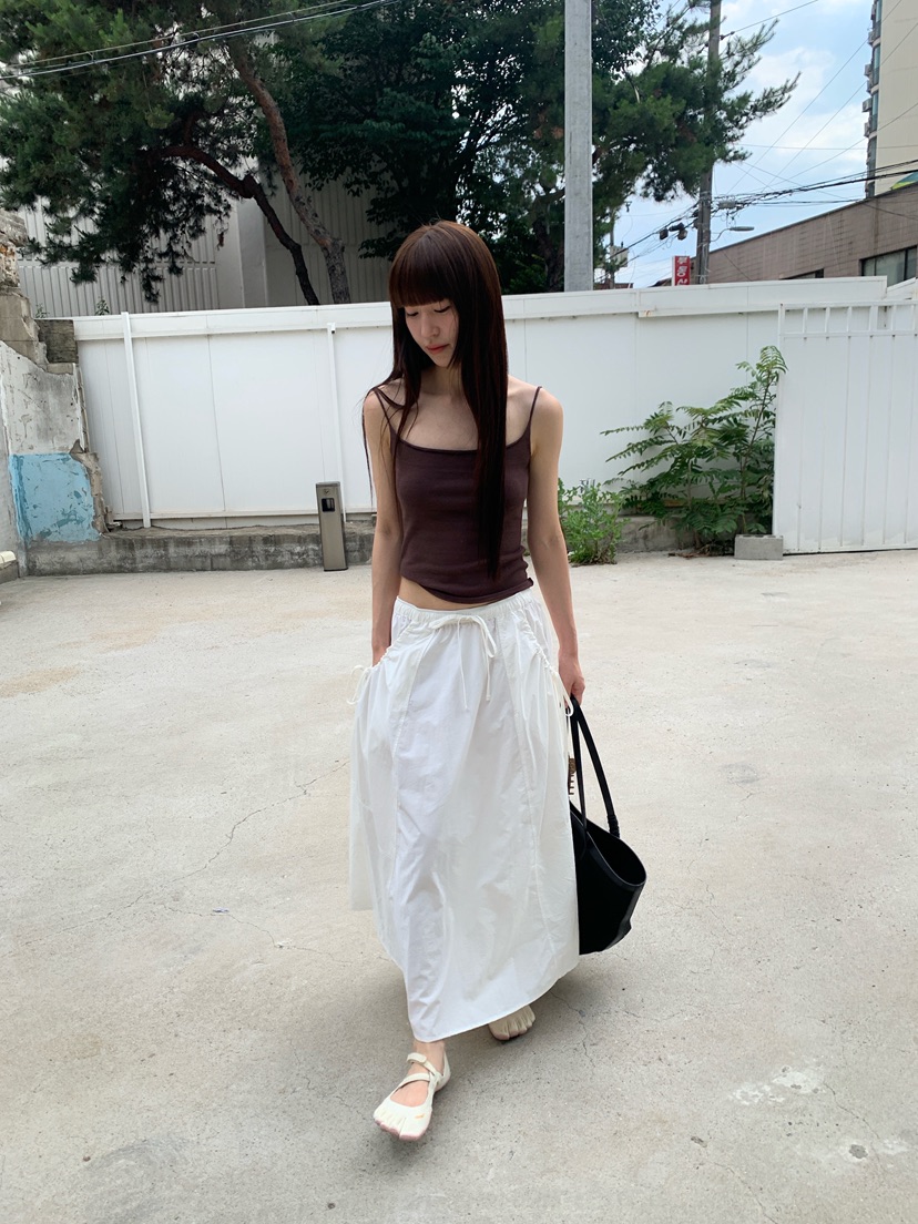 LOGARDEN韓國代購女裝新款推薦熱賣休閑26夏季人氣時尚長裙LO GARDEN長裙