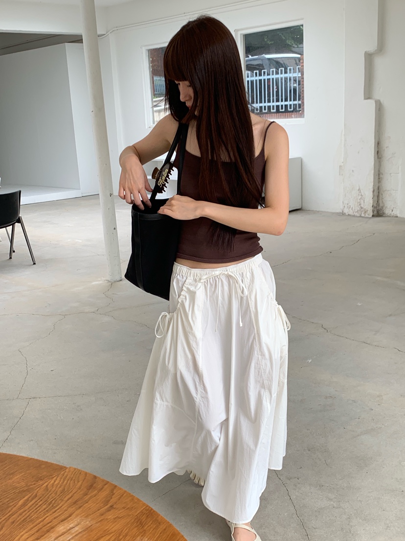 LOGARDEN韓國代購女裝新款推薦熱賣休閑26夏季人氣時尚長裙LO GARDEN長裙