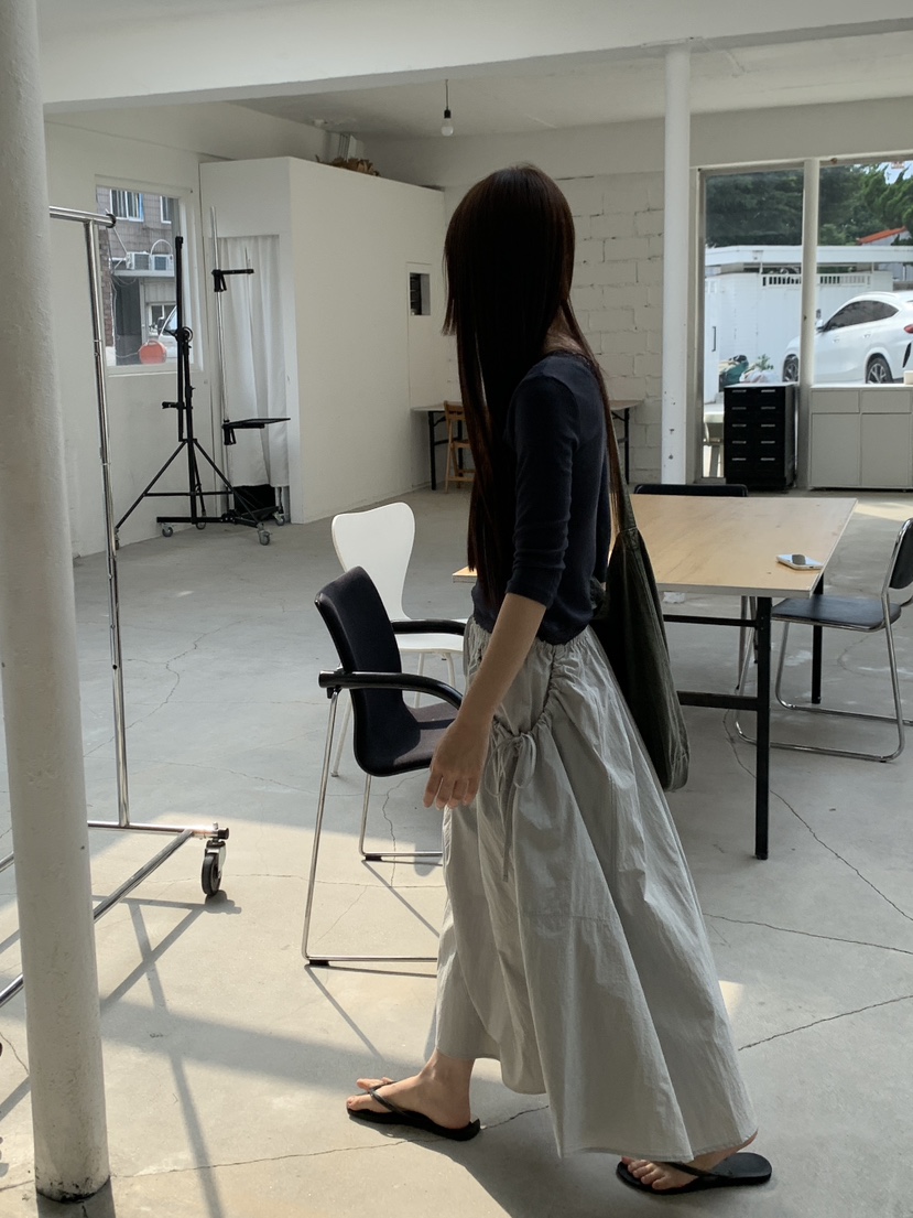 LOGARDEN韓國代購女裝新款推薦熱賣休閑26夏季人氣時尚長裙LO GARDEN長裙