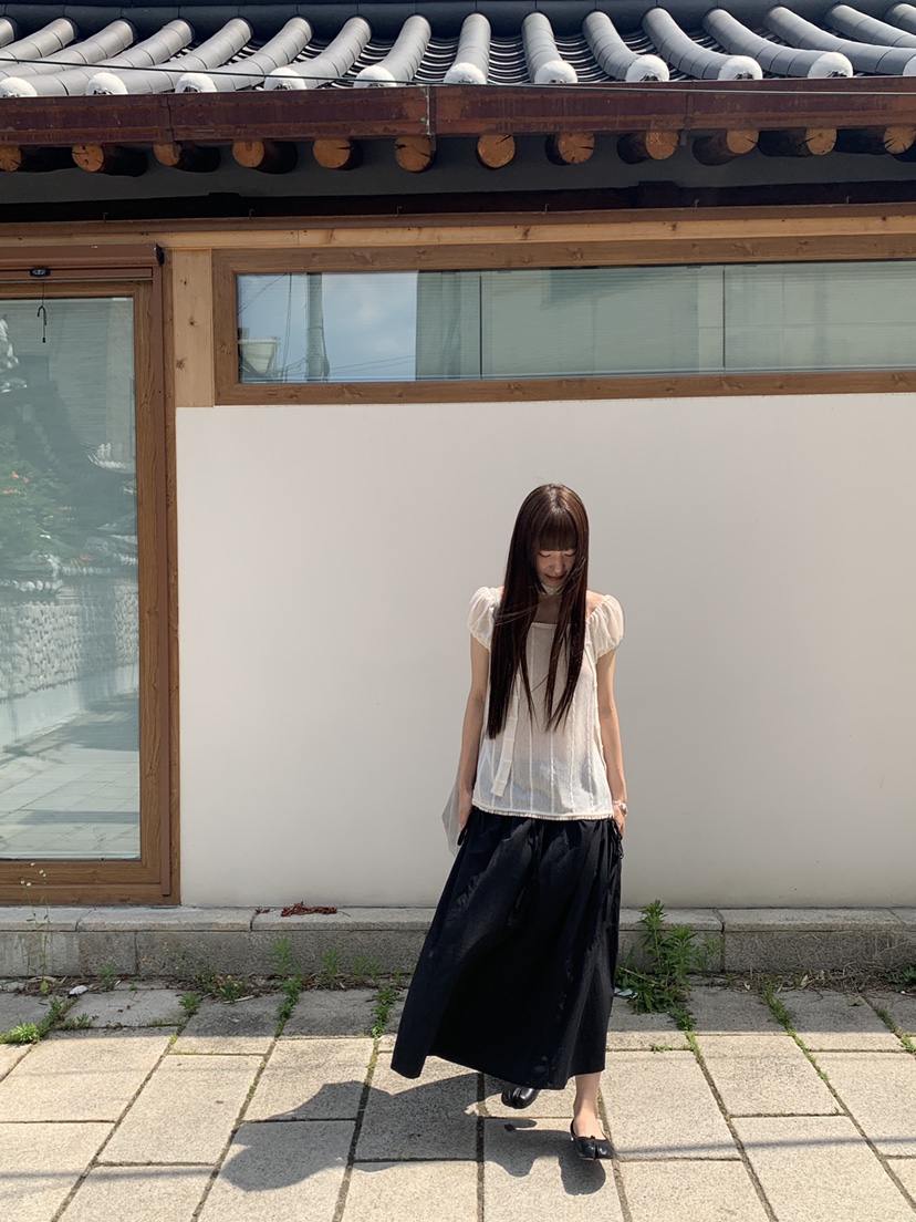 LOGARDEN韓國代購女裝新款推薦熱賣休閑26夏季人氣時尚長裙LO GARDEN長裙