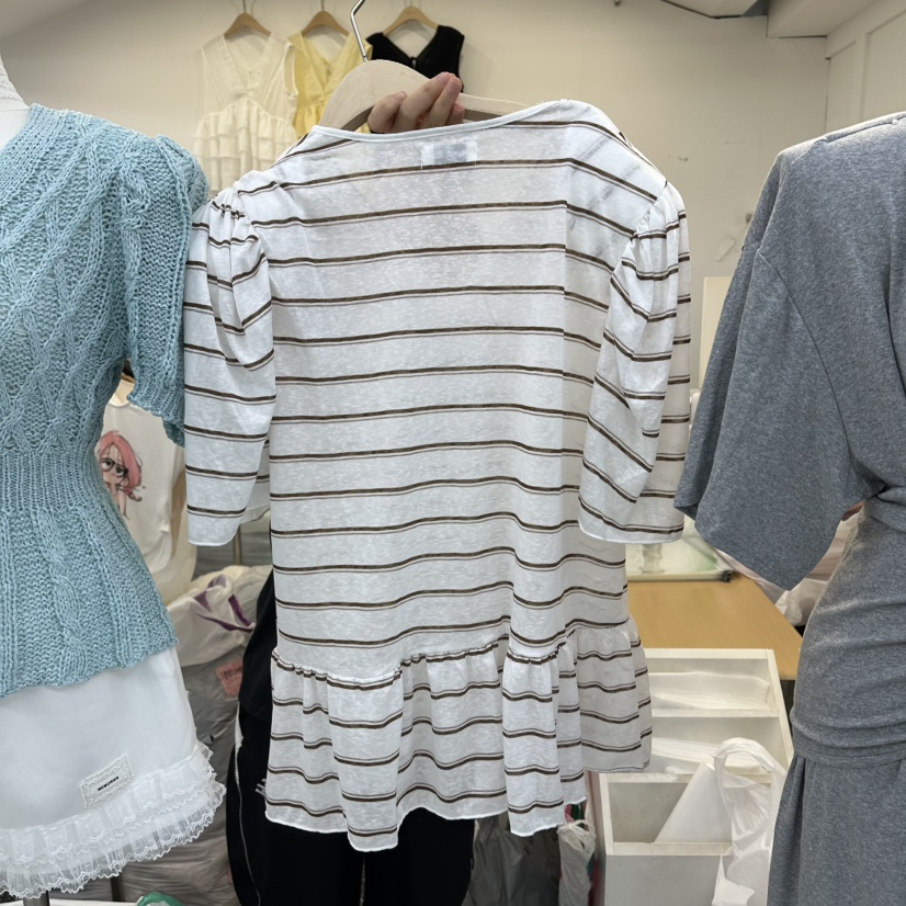 SAGE BRUSH韓國直郵女士新品26夏季熱賣休閑時尚人氣T恤SAGE BRUSHT恤