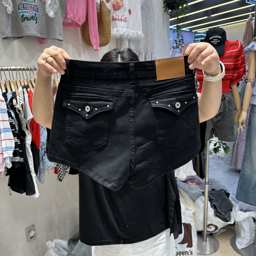 UNDERSTAR_VINTAGE韓國東大門直郵女士新品熱賣短褲不含腰帶UNDERSTAR_VINTAGE短褲