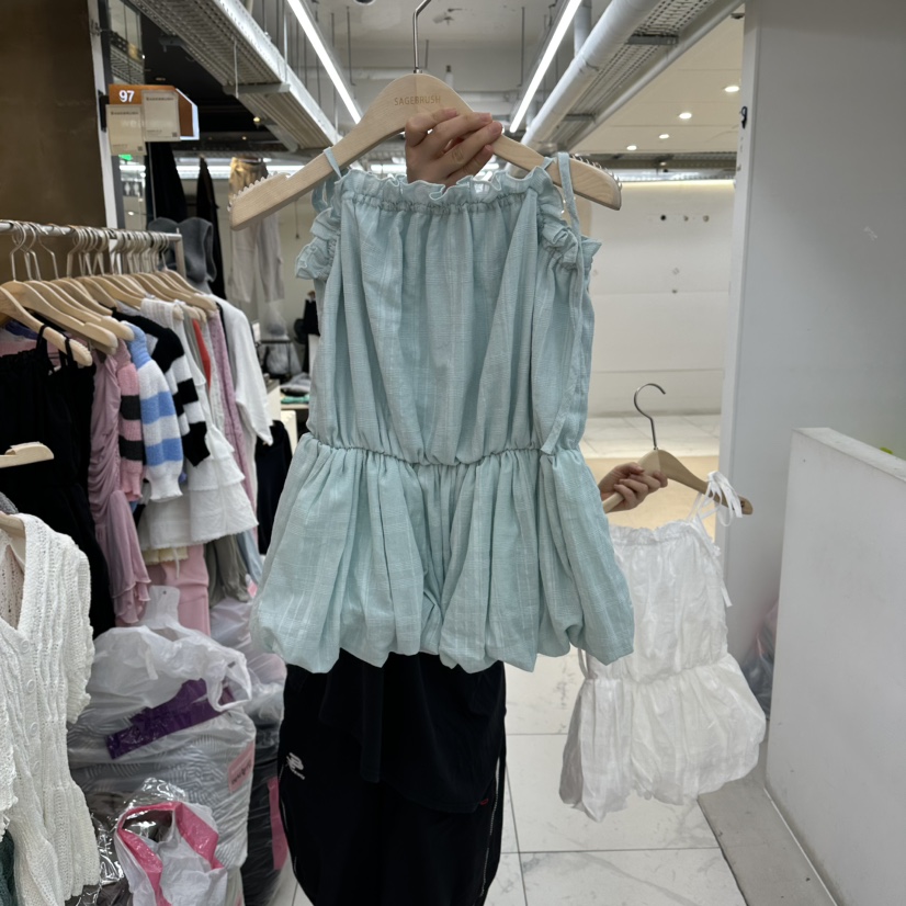 SAGE BRUSH韓國直郵女裝新品休閑推薦時尚熱賣26夏季吊帶背心SAGE BRUSH吊帶/背心圖色2