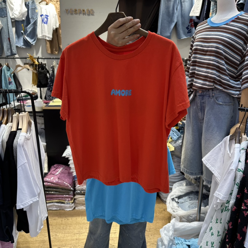 YESFREE韓國直郵實拍女士新品熱賣時尚26夏季推薦人氣T恤YESFREET恤圖色3