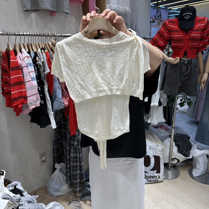 UNDERSTAR_VINTAGE韓國東大門直郵女士新款時尚套裝披肩套裝圍巾UNDERSTAR_VINTAGE套裝