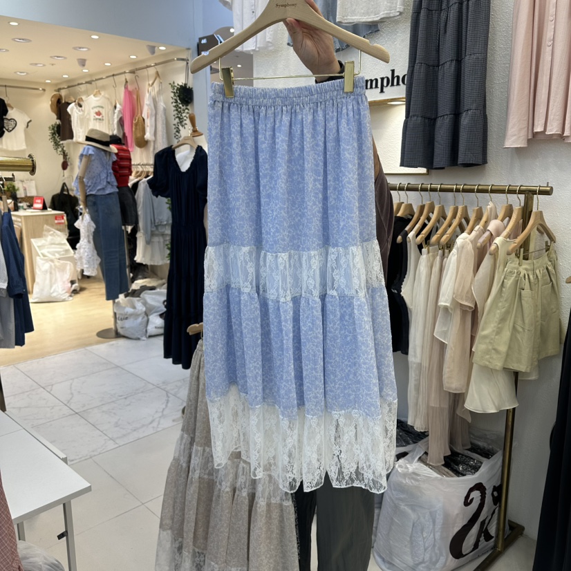 SYMPHONY韓國東大門代購女士新品熱賣休閑人氣26夏季長裙撞色SYMPHONY長裙圖色2