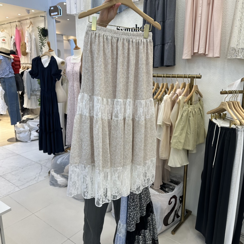 SYMPHONY韓國東大門代購女士新品熱賣休閑人氣26夏季長裙撞色SYMPHONY長裙圖色4
