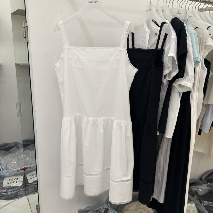 GALLERY-P韓國代購女裝新品26夏季熱賣休閑推薦連衣裙亞麻GALLERY-P連衣裙圖色1