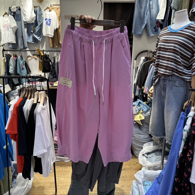 YESFREE韓國代購女裝新品人氣熱賣26夏季時尚休閑推薦休閑褲YESFREE休閑褲圖色2