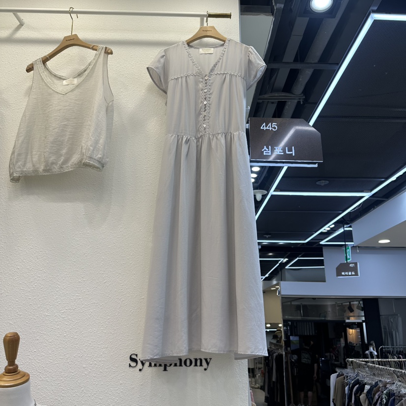 SYMPHONY東大門實拍韓國女裝新款休閑時尚熱賣人氣連衣裙SYMPHONY連衣裙圖色1