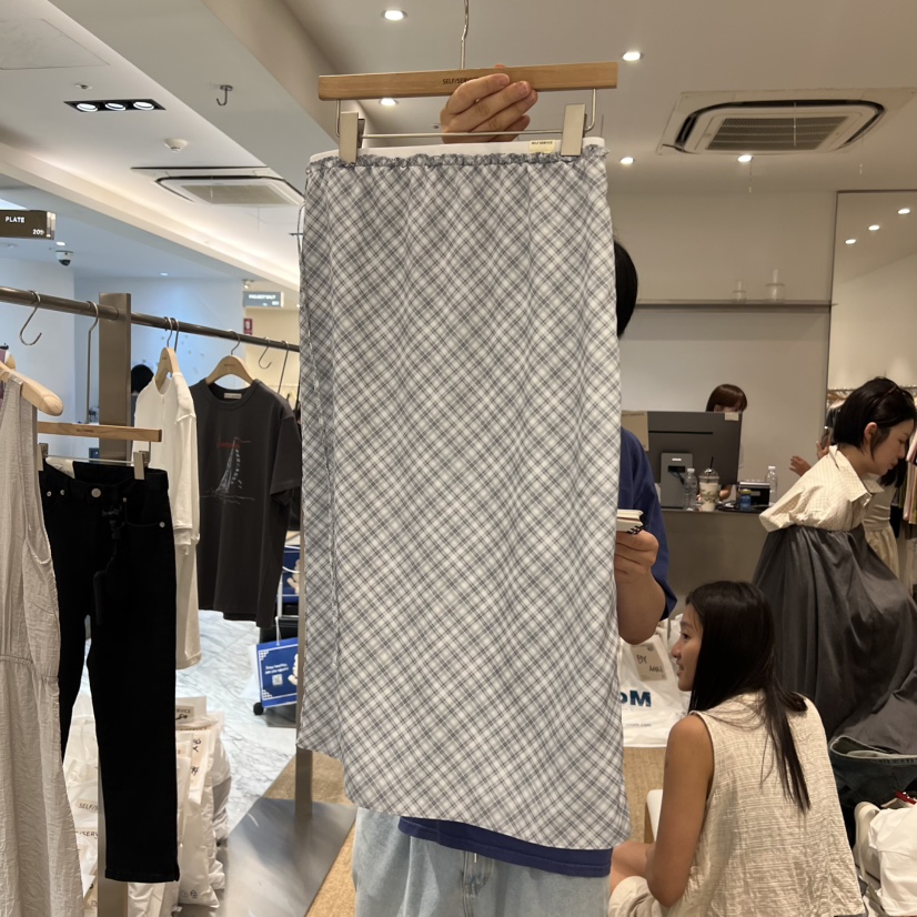 SELF SERVICE東大門實拍韓國女士新品熱賣休閑推薦時尚長裙SELF SERVICE長裙圖色1