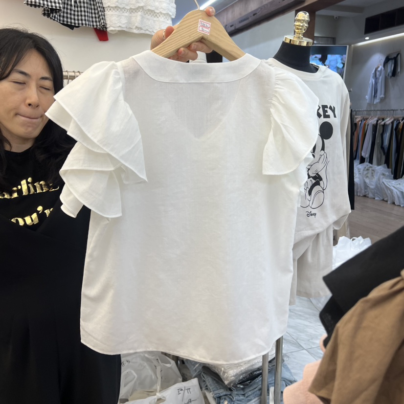 BEEN-A東大門實拍韓國女裝新款熱賣休閑26夏季襯衫蕾絲衫BEEN-A襯衫/蕾絲衫