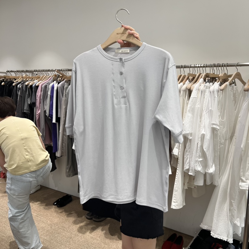 SELF SERVICE韓國東大門代購女士新品推薦熱賣時尚人氣T恤SELF SERVICET恤圖色2