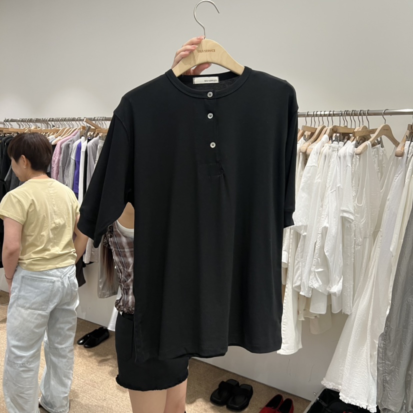 SELF SERVICE韓國東大門代購女士新品推薦熱賣時尚人氣T恤SELF SERVICET恤圖色3