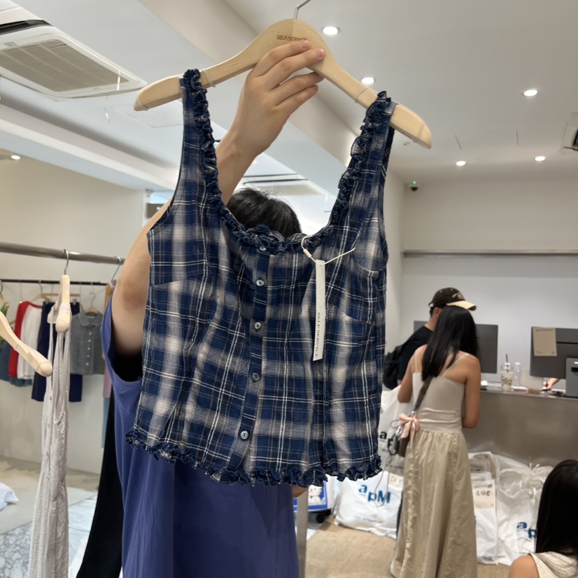 SELF SERVICE韓國東大門直郵女裝新品人氣熱賣休閑吊帶背心SELF SERVICE吊帶/背心圖色3