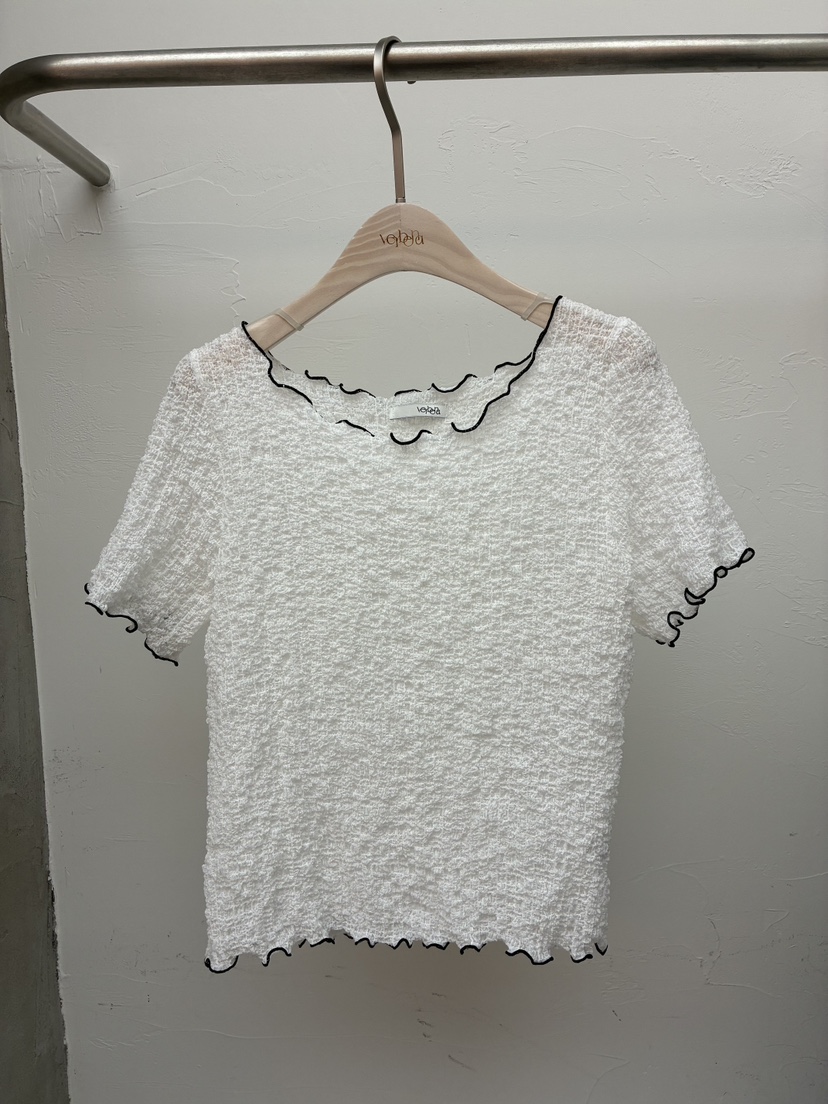 Verbena韓國東大門代購女士新款時尚人氣26夏季襯衫蕾絲衫Verbena襯衫/蕾絲衫圖色1