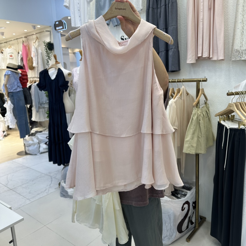 SYMPHONY東大門實拍韓國女裝新款休閑人氣時尚襯衫蕾絲衫SYMPHONY襯衫/蕾絲衫圖色1
