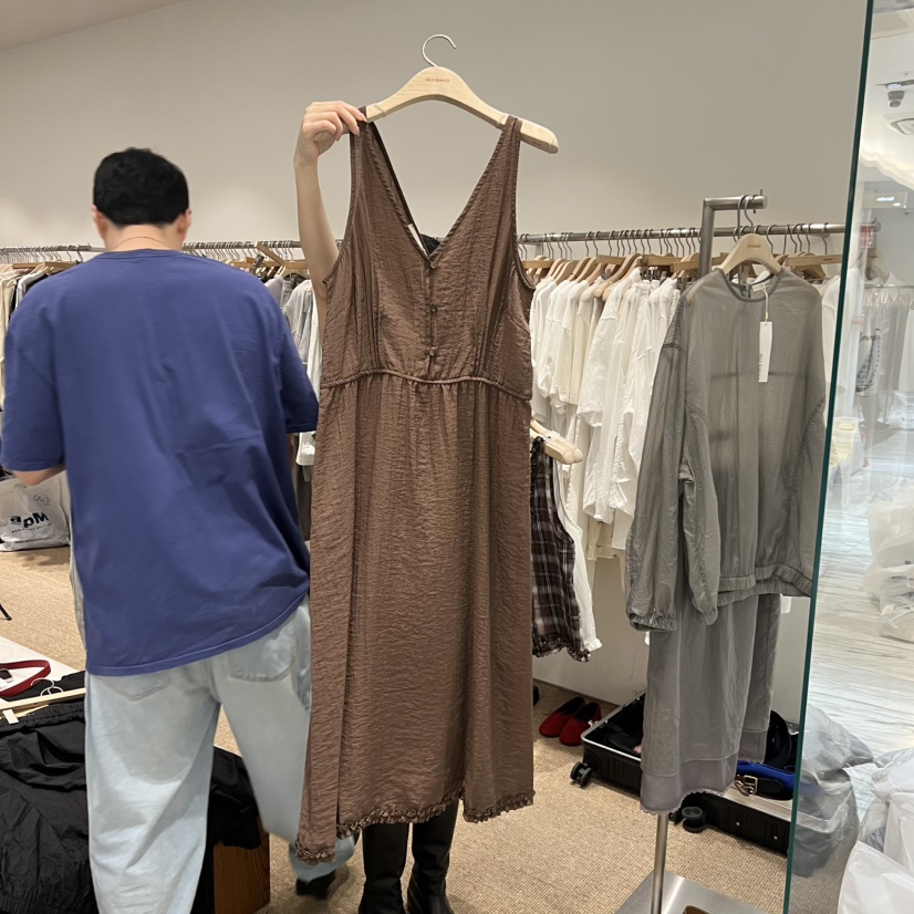 SELF SERVICE韓國東大門代購女士新品休閑人氣連衣裙OPSSELF SERVICE連衣裙圖色2
