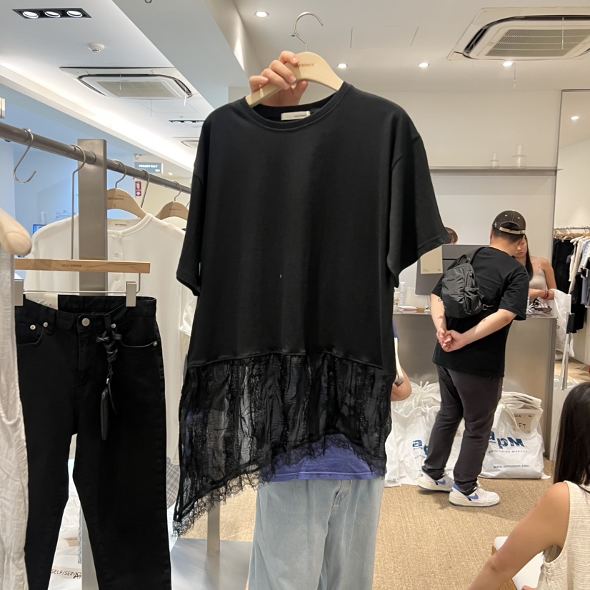 SELF SERVICE韓國直郵實拍女士新品休閑熱賣26夏季人氣T恤SELF SERVICET恤圖色1