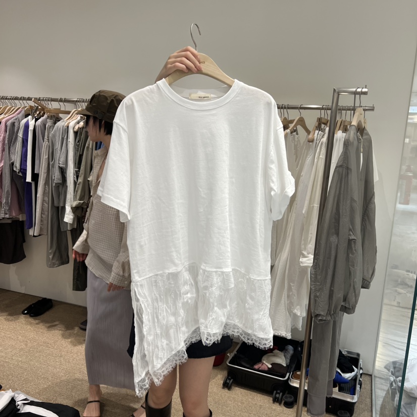 SELF SERVICE韓國直郵實拍女士新品休閑熱賣26夏季人氣T恤SELF SERVICET恤圖色2