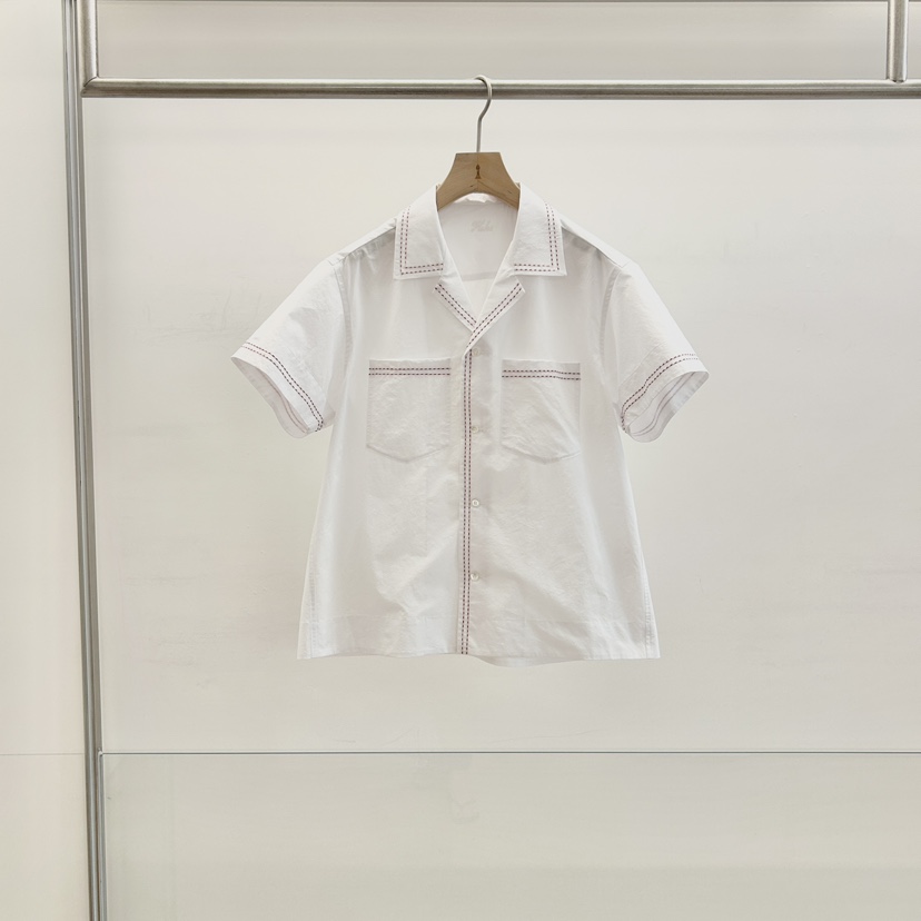 HEHR東大門實拍韓國女士新品熱賣26夏季人氣時尚襯衫蕾絲衫hehr-AUTOMNE襯衫/蕾絲衫圖色1