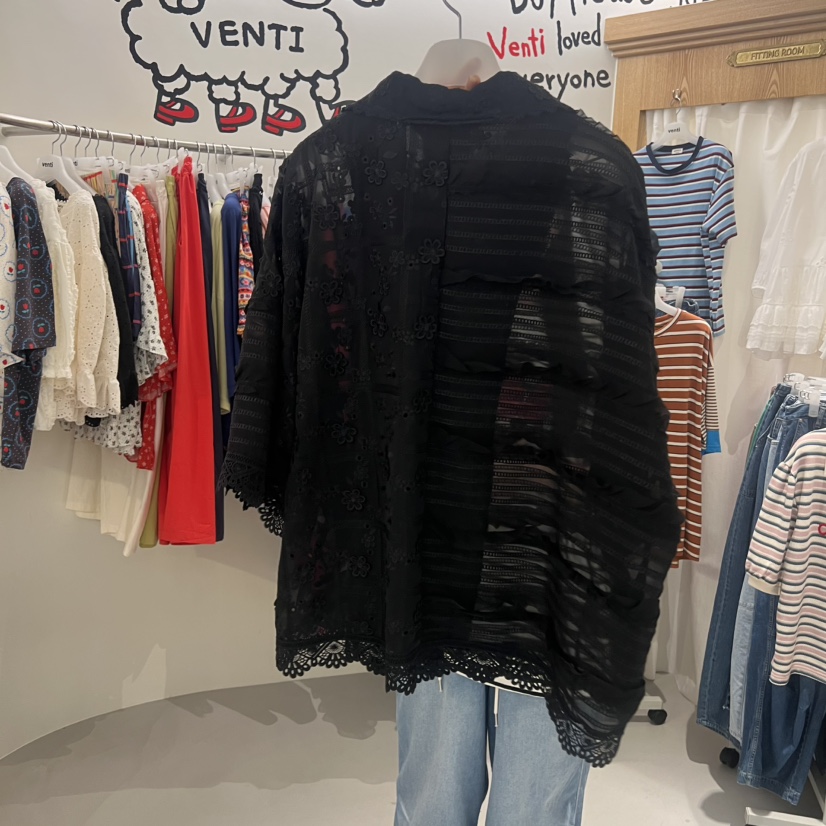 VENTI韓國直郵女裝新品休閑人氣時尚推薦26夏季襯衫蕾絲衫VENTI襯衫/蕾絲衫