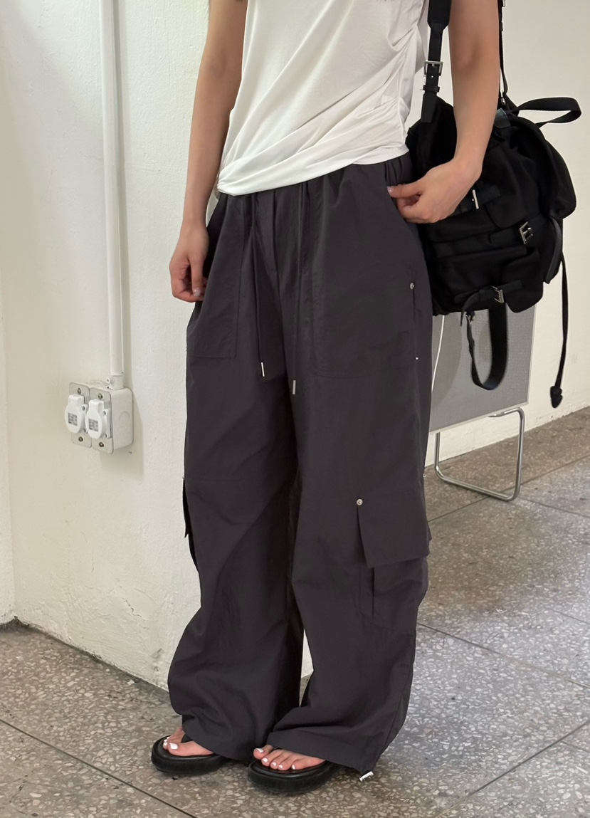 Verbena韓國直郵女裝新款時尚26夏季熱賣人氣休閑褲工裝褲Verbena休閑褲