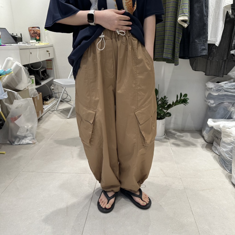 IN KIRA韓國直郵女士新款推薦26夏季時尚休閑褲工裝褲棉質IN KIRA休閑褲圖色2