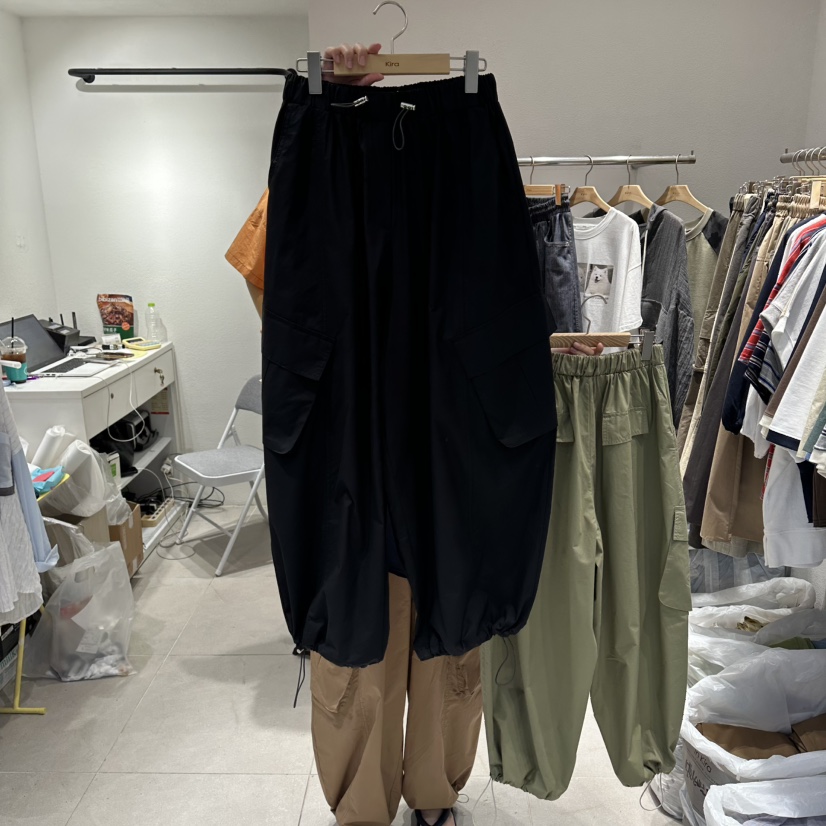 IN KIRA韓國直郵女士新款推薦26夏季時尚休閑褲工裝褲棉質IN KIRA休閑褲圖色3