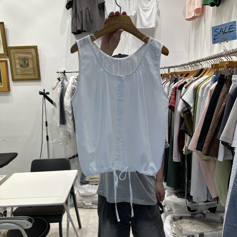 MODS-Q東大門實拍韓國女士新品休閑人氣26夏季吊帶背心無袖MODS-Q吊帶/背心圖色1