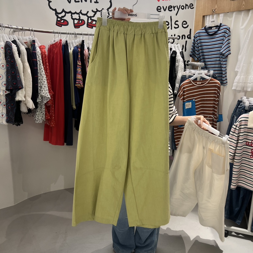 VENTI韓國直郵實拍女裝新款26夏季推薦時尚人氣熱賣休閑褲VENTI休閑褲圖色1