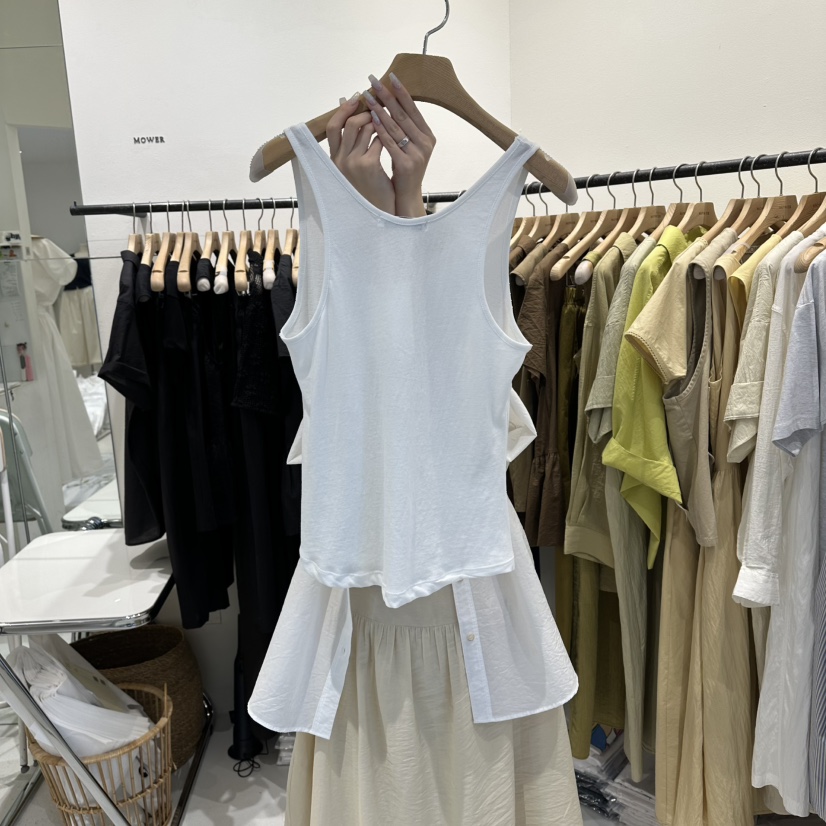 MOWER韓國代購女裝新品熱賣26夏季人氣時尚吊帶背心不含內搭MOWER吊帶/背心