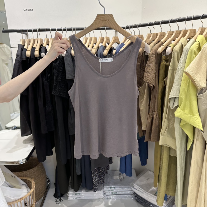 MOWER韓國代購女裝新品熱賣26夏季人氣時尚吊帶背心不含內搭MOWER吊帶/背心圖色2