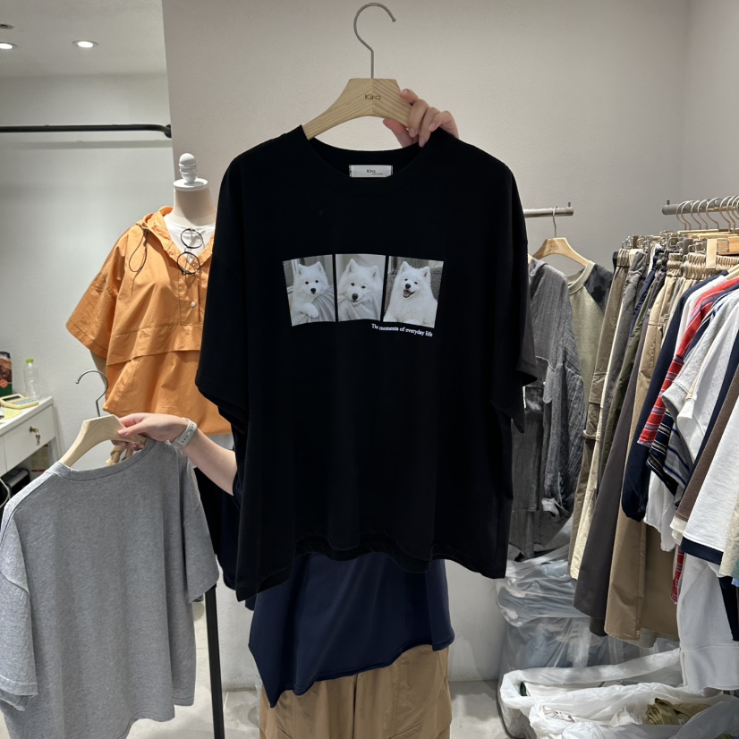 IN KIRA韓國東大門代購女士新品26夏季人氣推薦休閑熱賣T恤IN KIRAT恤圖色3