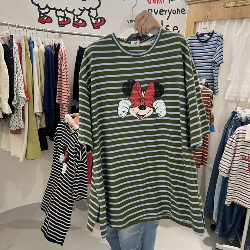 VENTI韓國代購女士新款熱賣推薦休閑26夏季人氣時尚T恤VENTIT恤圖色2